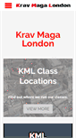 Mobile Screenshot of krav-maga-london.co.uk